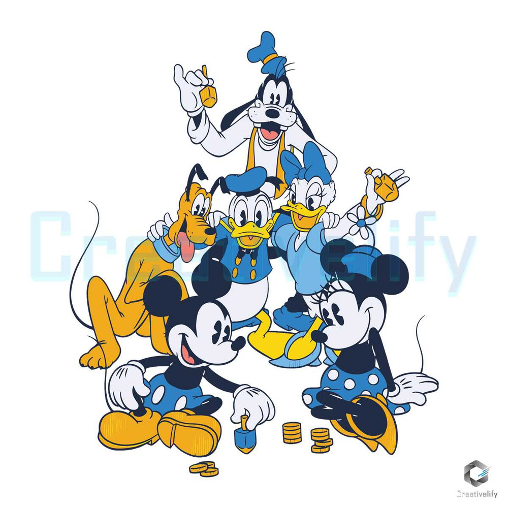 Mickey Mouse and Friends SVG Dinsey Hanukkah Cricut File.jpg