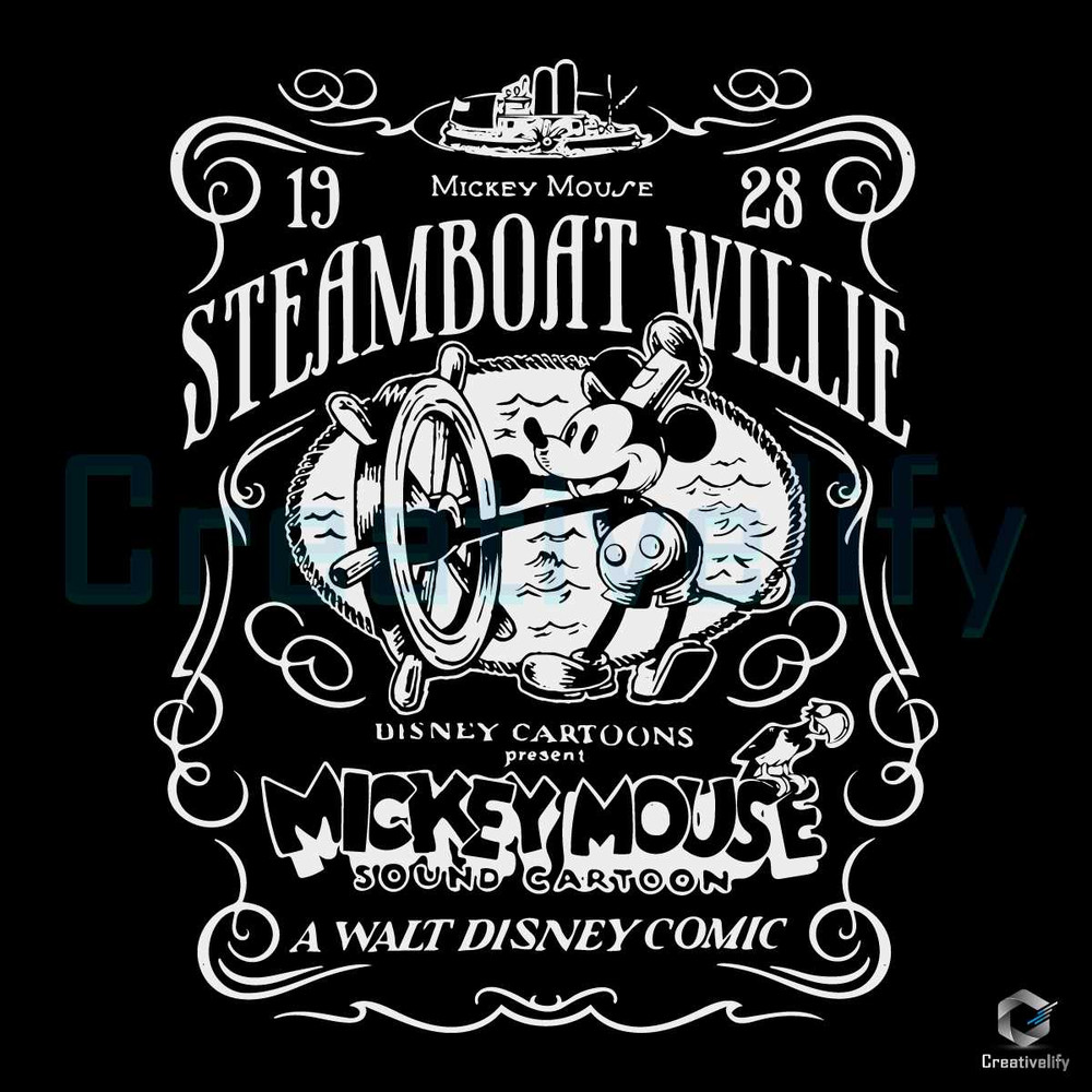 Mickey Mouse Steamboat Willie SVG Digital Cricut File.jpg