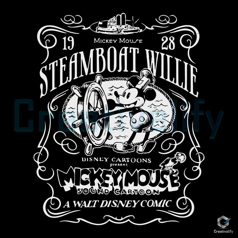 Mickey Mouse Steamboat Willie SVG Digital Cricut File.jpg