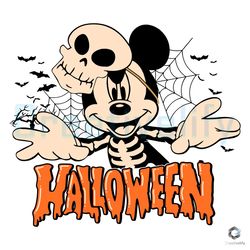 mickey skeleton halloween svg horror disney cricut file