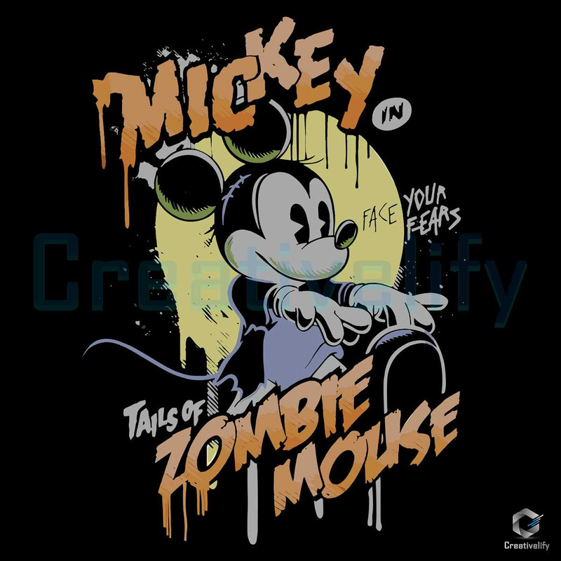 Mickey Zombie Mouse SVG Halloween Vintage Digital File.jpg