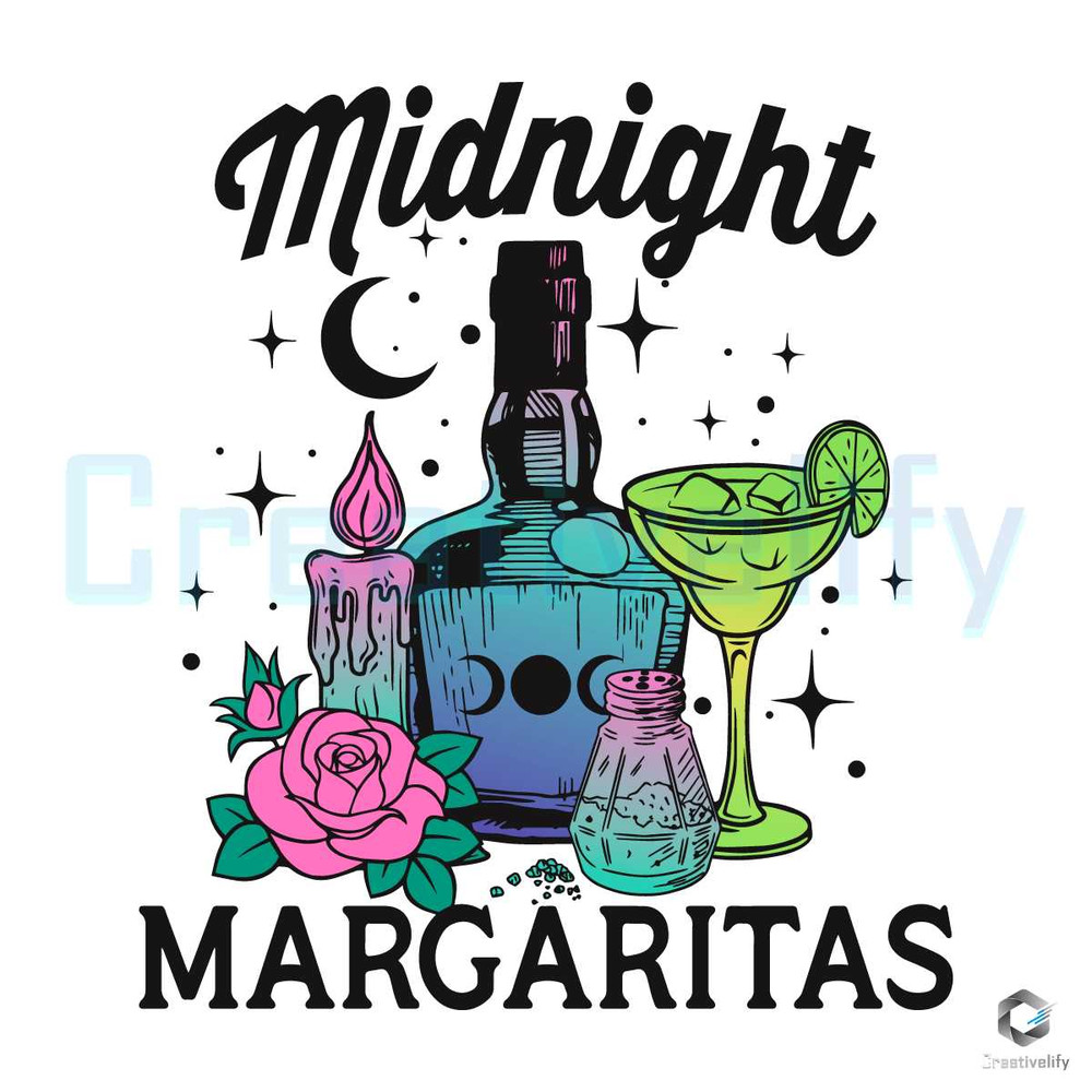 Midnight Margaritas SVG Tequila Cutting Digital File.jpg