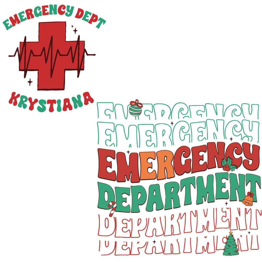 Nurse Emergency Department SVG Merry Xmas File.jpg