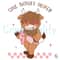 One Boujee Heifer SVG Highland Cow Valentine File.jpg