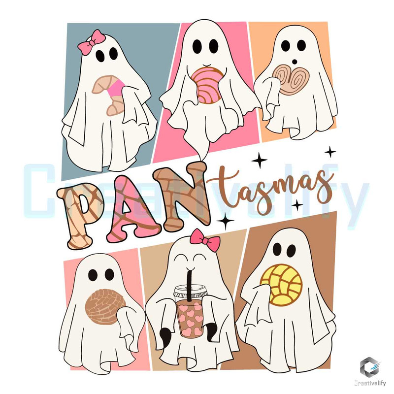 Pantasmas Ghost SVG Mexican Conchas Digital Cricut File.jpg