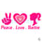 Peace Love Barbie Svg Digital Cricut File.jpg