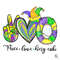 Peace Love King Cake PNG Mardi Gras Carnival File.jpg
