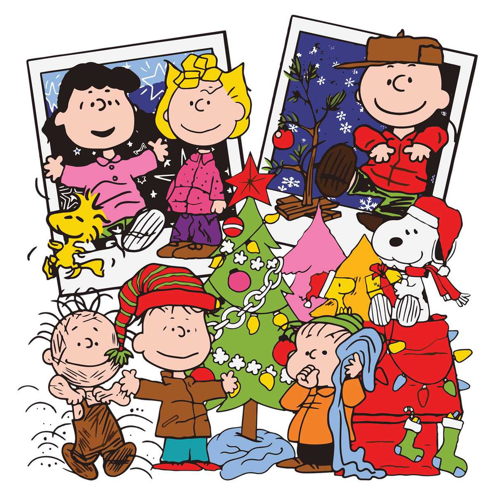 Peanuts Movie Xmas SVG Christmas Tree File Design.jpg