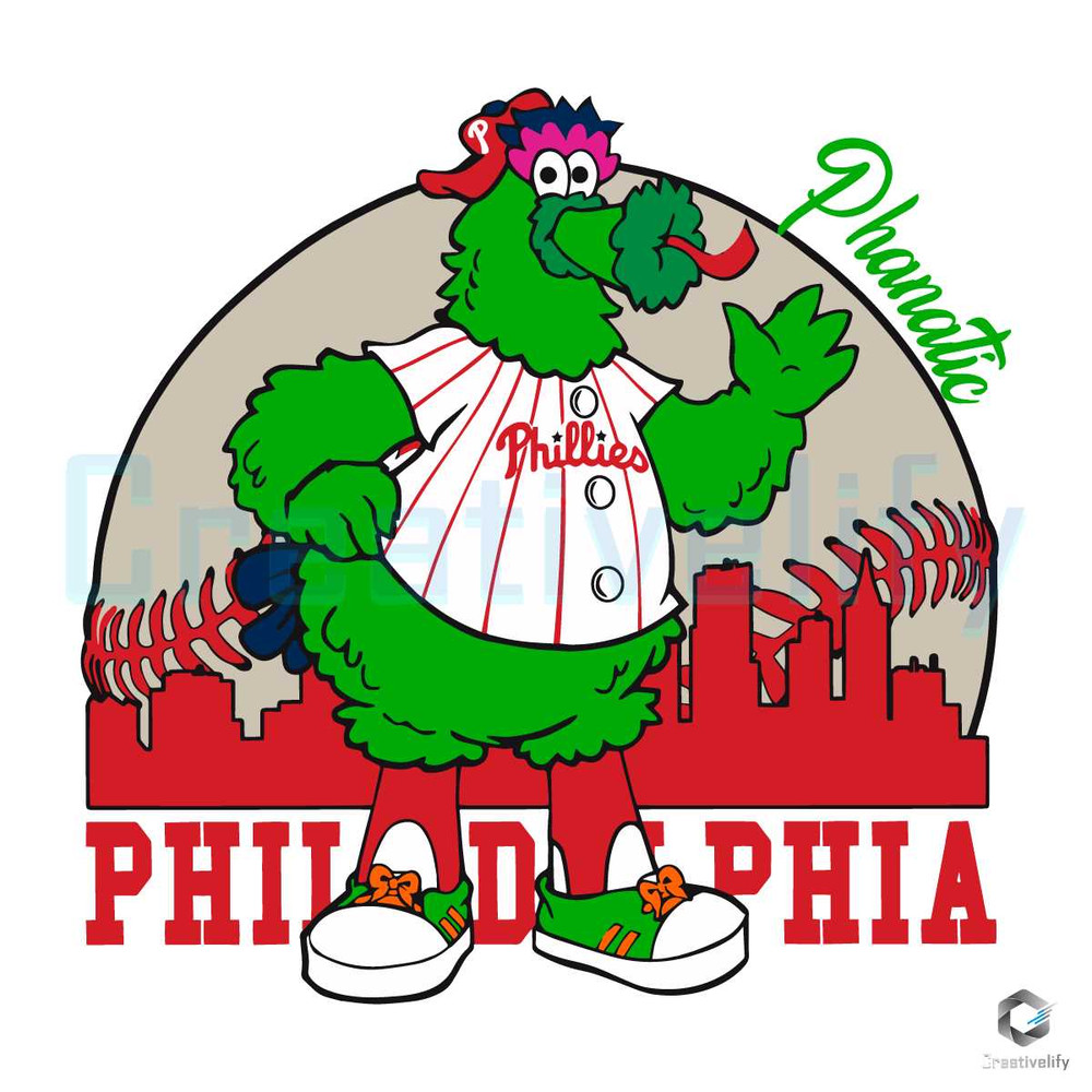 Phillie Phanatic Cartoon SVG Baseball Vintage File Cutting.jpg