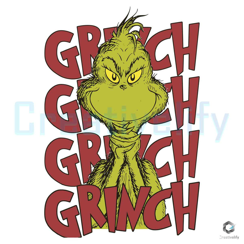Retro Christmas Grinch SVG Graphic Design File Download.jpg