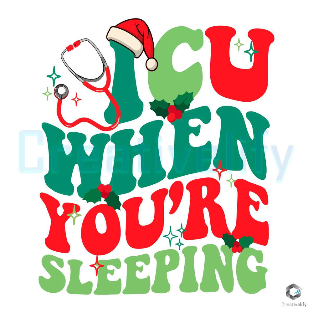 Retro ICU Nurse SVG When You Are Sleeping File For Cricut.jpg
