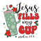 Retro Jesus Fills My Cup Psalm PNG Merry Xmas File.jpg