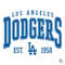 Retro LA Dodgers Est 1958 SVG Baseball Sport File Design.jpg