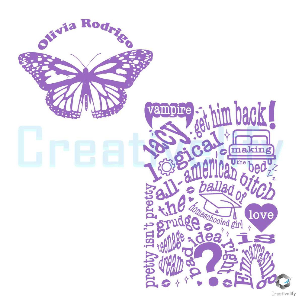 Retro Olivia Rodrigo Guts SVG Music Album File Design.jpg