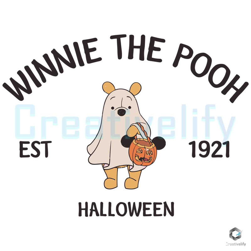Retro Pooh Ghost Est 1921 SVG Disney Cartoon Cricut File.jpg