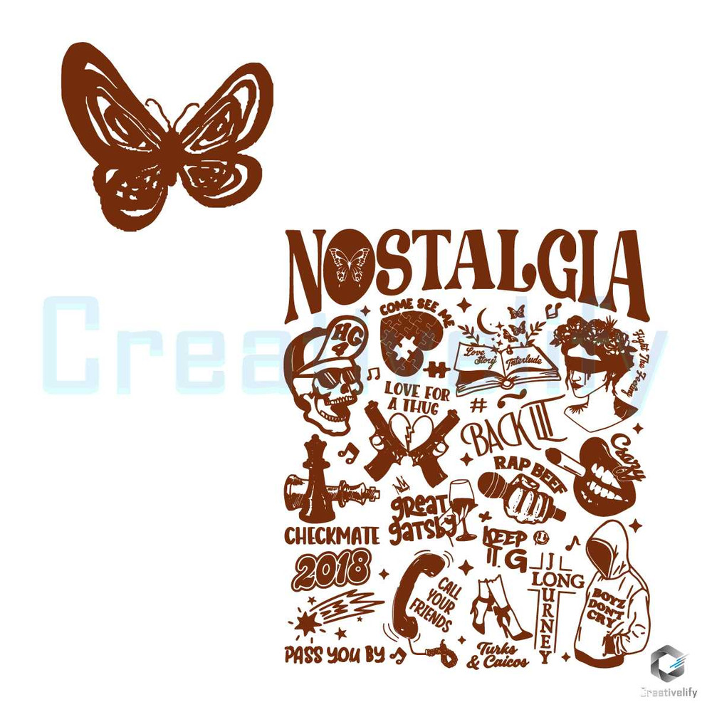 Rod Wave Nostalgia Album SVG 90s Rap Music File.jpg