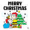 Santa Charlie And Snoopy SVG Merry Xmas Files For Cricut.jpg