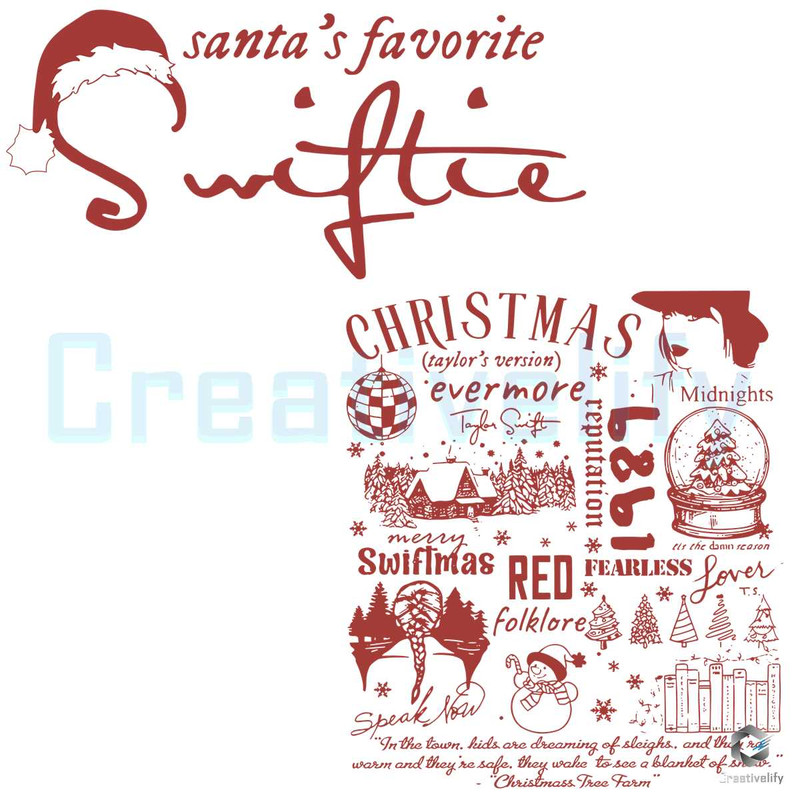 Santas Favorite Swiftie SVG Christmas Taylor Version File.jpg