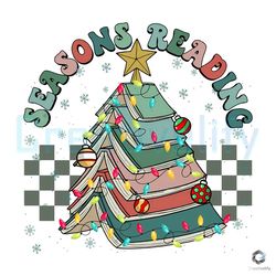 seasons reading xmas book svg merry christmas file