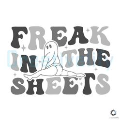 spooky ghost freak in the sheets halloween svg download