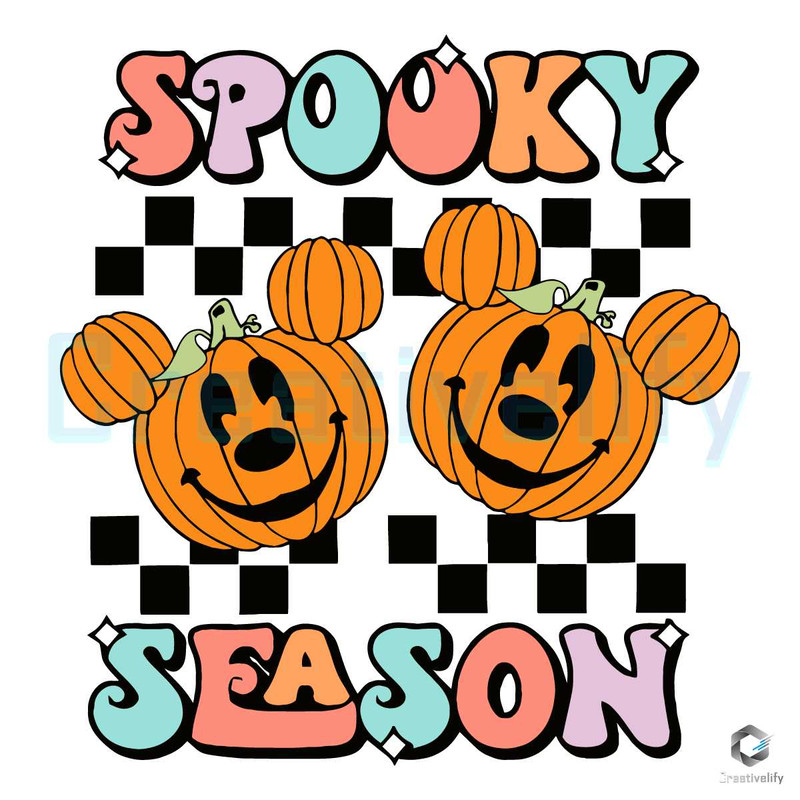 Spooky Mickey And Minnie SVG Halloween Pumpkin File.jpg