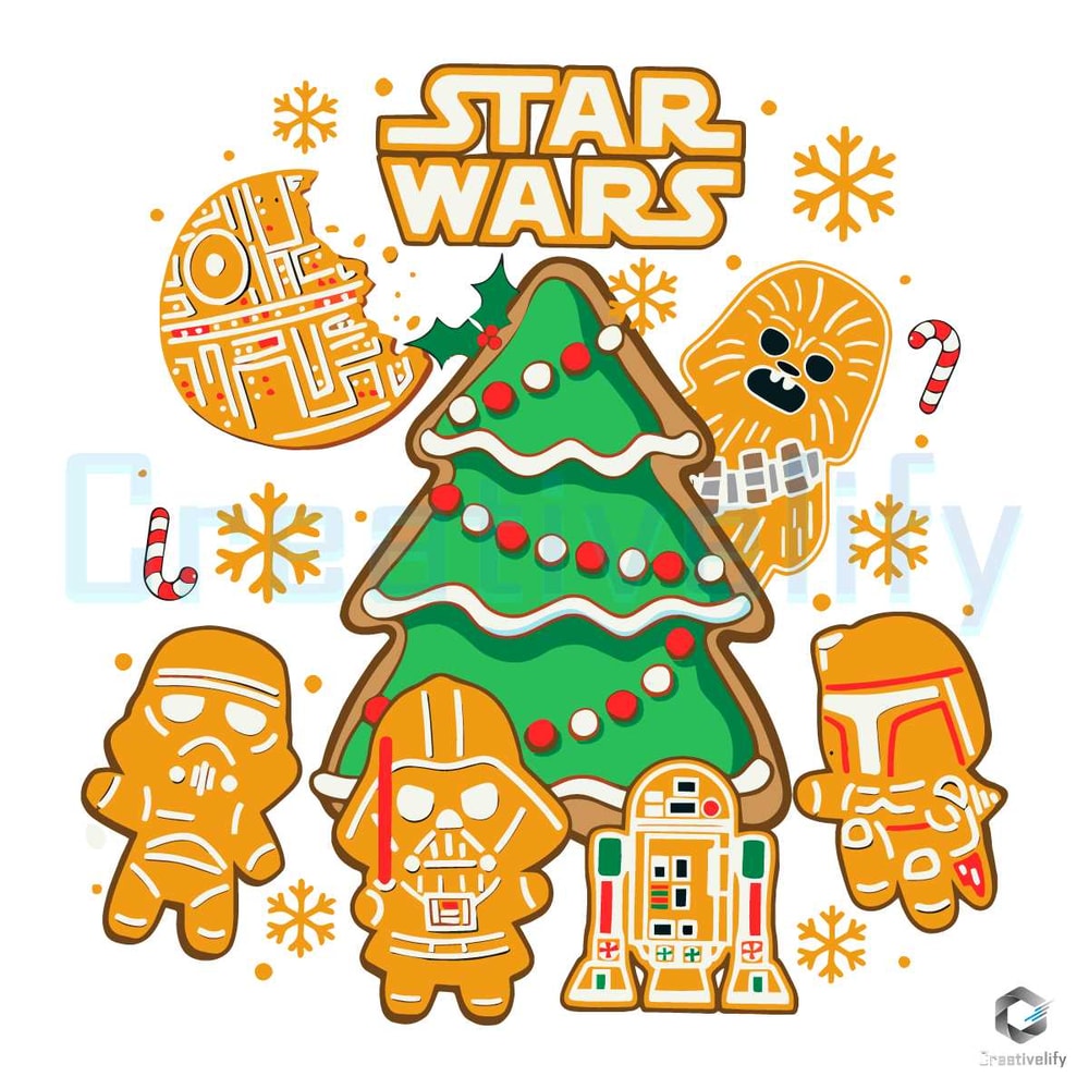 Star Wars Gingerbread SVG Cookies Christmas File.jpg