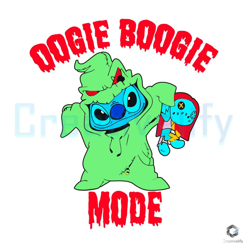 Stitch Oogie Boogie Mode Halloween Disney SVG Digital File.jpg