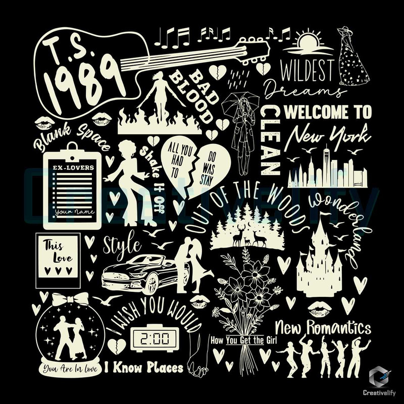 Taylor Swiftie 1989 SVG Out Of The Woods Graphic File.jpg