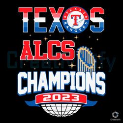 texas rangers baseball svg alcs champions 2023 cricut file