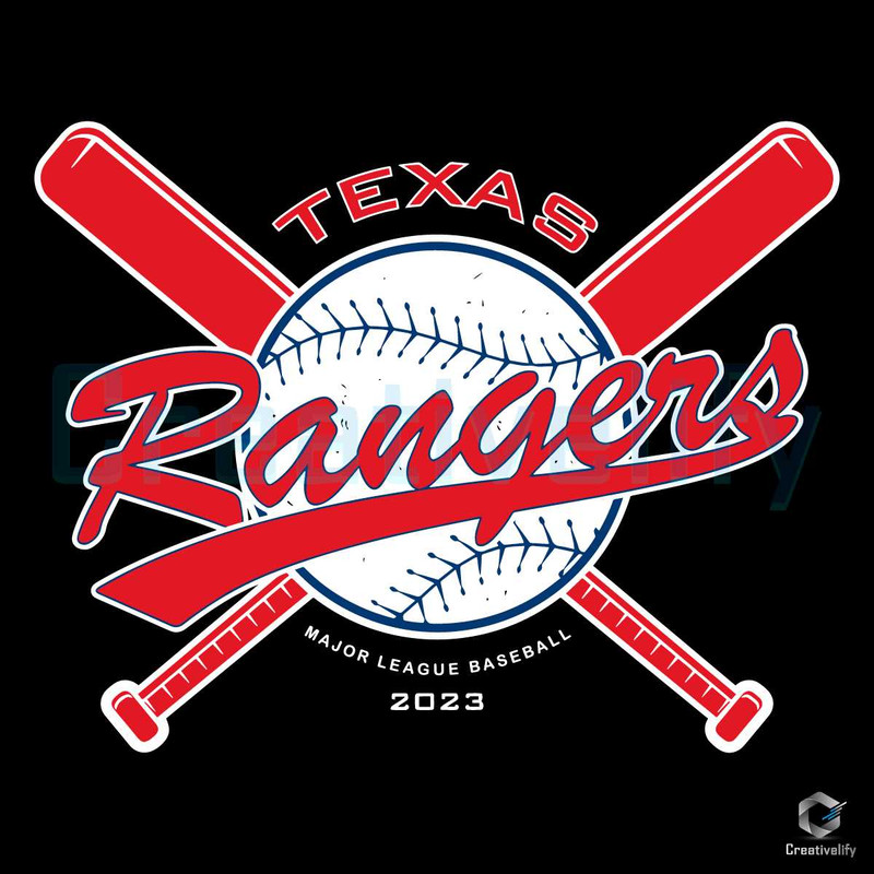 Texas Rangers MLB Team SVG Baseball World Cricut Files.jpg