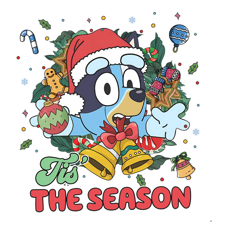 Tis The Season Bluey Xmas PNG Santa Christmas File.jpg