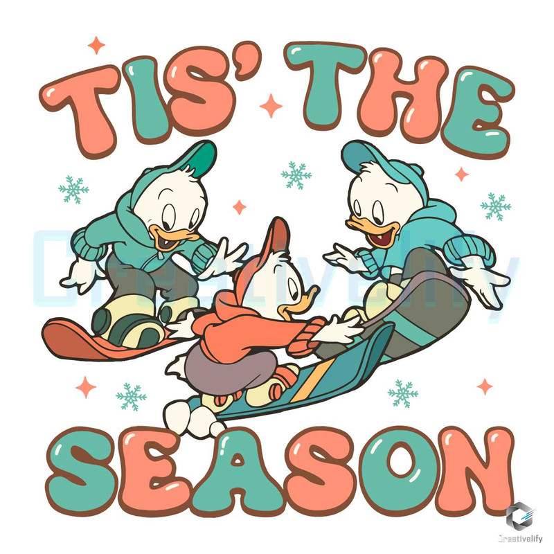 Tis The Season Christmas SVG Huey Dewey Louie File.jpg