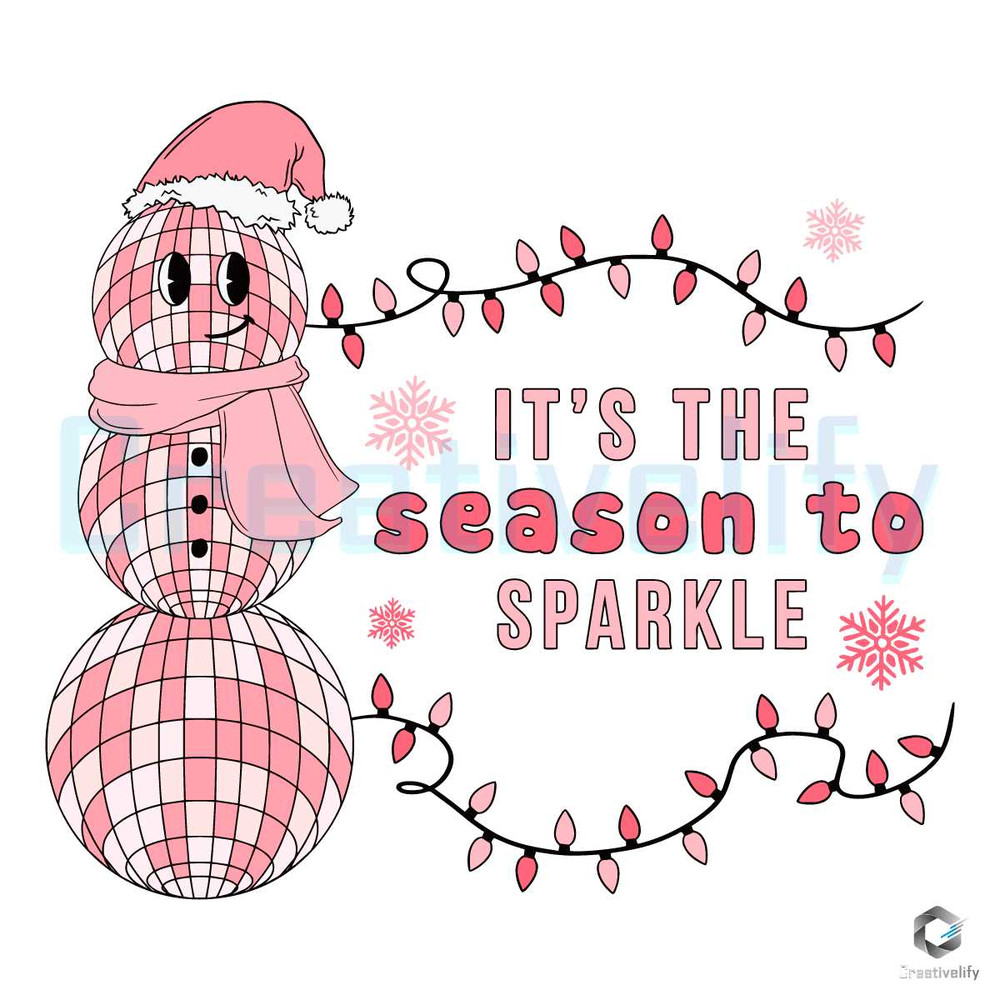 Tis The Season To Sparkle SVG Disco Ball File Design.jpg