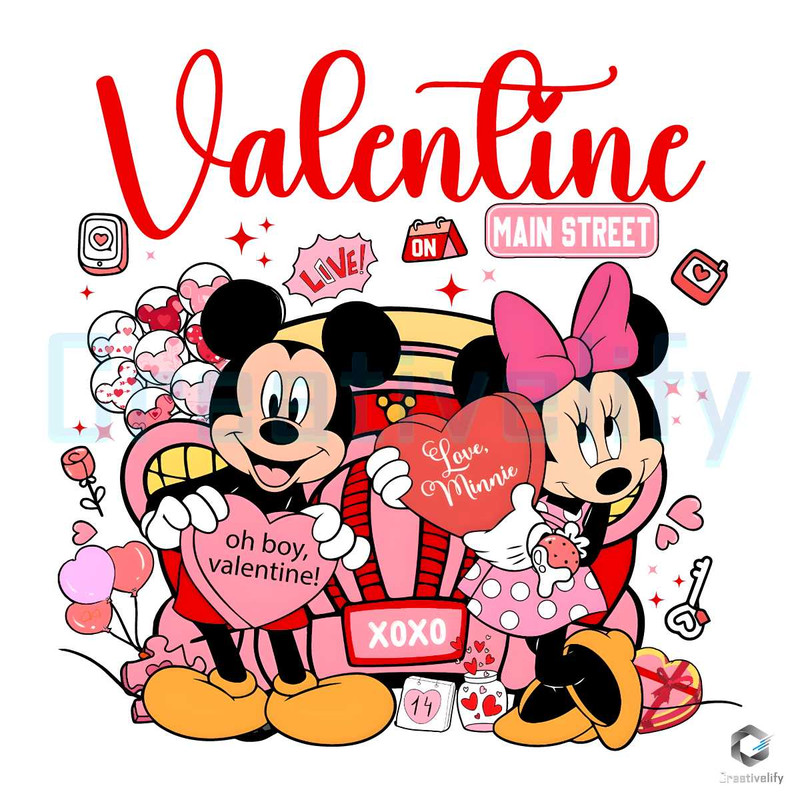 Valentine Main Street Disney SVG Mickey Minnie Lover File.jpg