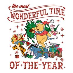 wonderful time of the year png merry xmas pooh file