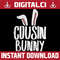 Cousin Bunny Ears Easter Family Matching Easter Day Png, Happy Easter Day Sublimation Design.jpg