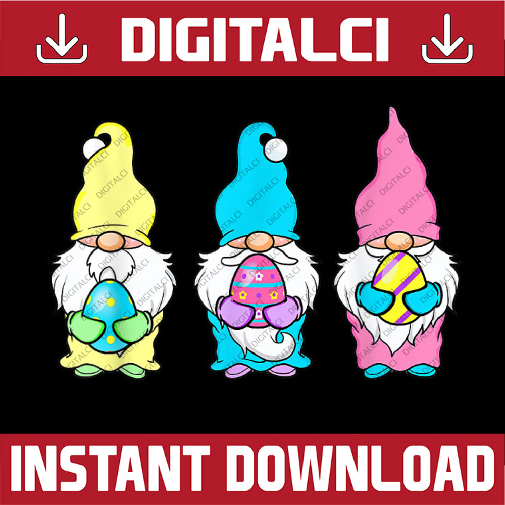 Cute Easter Gnomes Nordic Easter Sunday Egg Hunting Gnome Easter Day Png, Happy Easter Day Sublimation Design.jpg