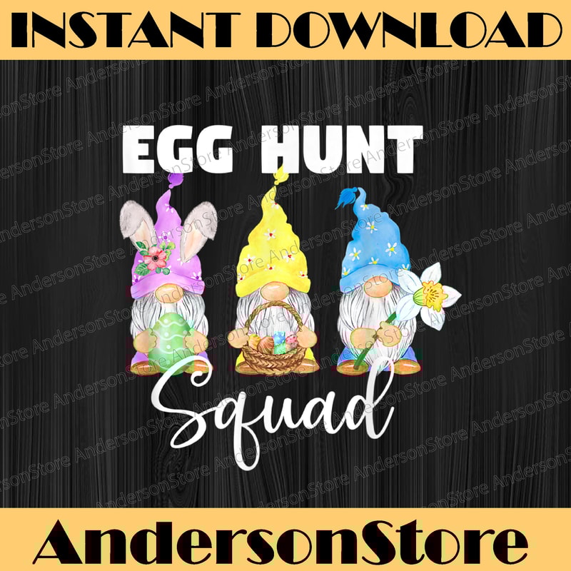 Cute Gnomes Easter Egg Hunt Squad Easter Day Bunny Easter Day Png, Happy Easter Day Sublimation Design.jpg