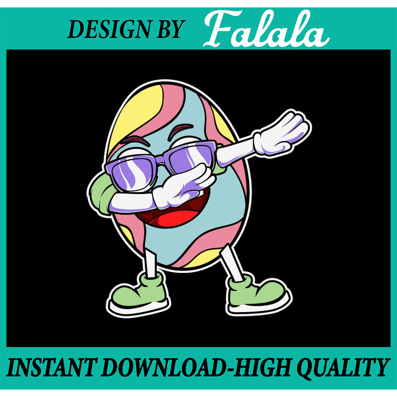 Dabbing Egg Easter Day PNG, Eggs Bunny Dabbing Png, Easter Png, Easter Png, Digital download.jpg