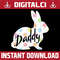 Daddy Bunny Easter Egg Polka Dot Bunny Rabbit Father Dad Easter Day Png, Happy Easter Day Sublimation Design.jpg