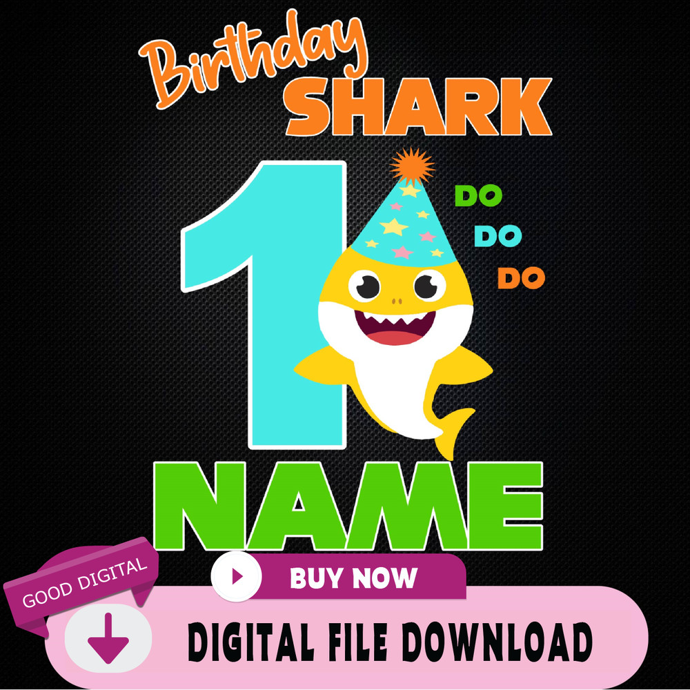 1st Birthday Shark Svg, Shark Birthday Svg, Shark Doo Doo Svg, Shark Kids Svg, First Birthday Svg, Birthday Boy, Girl Sv.jpg