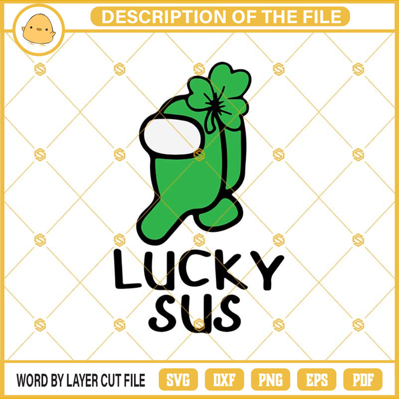 Among Us Lucky Sus SVG, St Patricks Day 2021 SVG, Among Us SVG, Among Us St Patricks Day SVG, Lucky Charm SVG.jpg