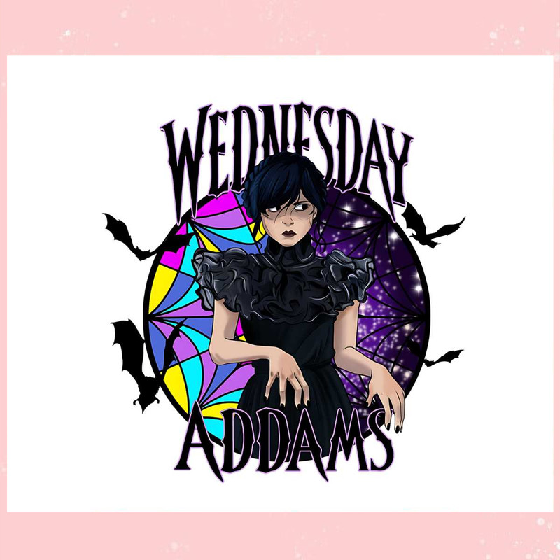 Addams Family Wednesday Addams PNG Sublimation Download.jpg