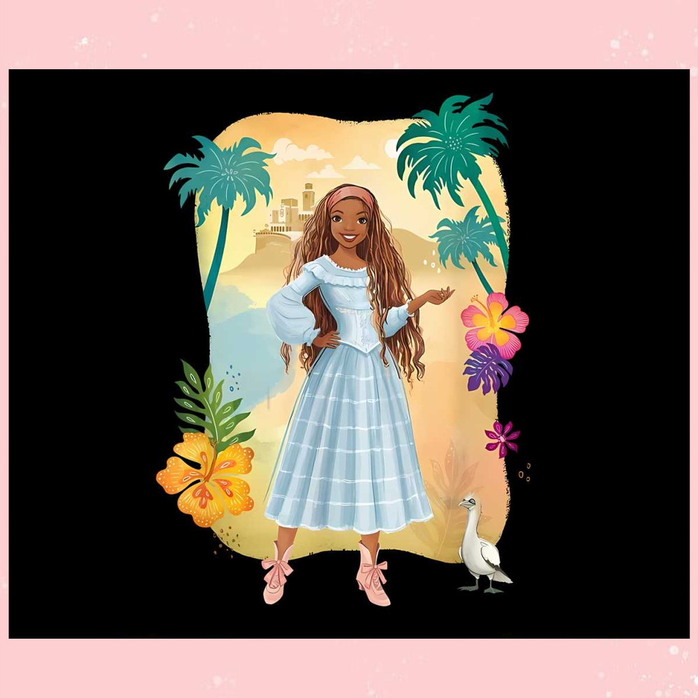 Ariel And Scuttle Dry Land Disney The Little Mermaid 2023 PNG.jpg