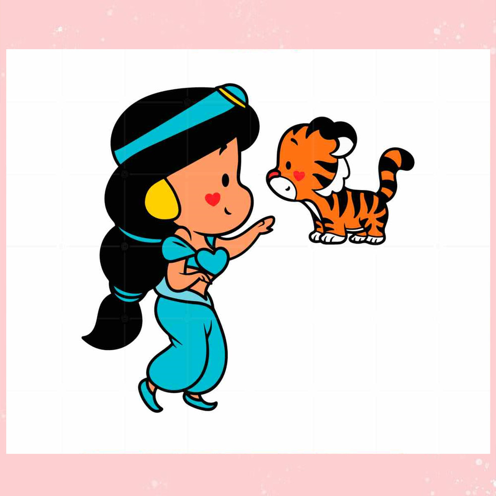Baby Jasmine Aladdin Disney Princess Best SVG Cutting Digital Files.jpg