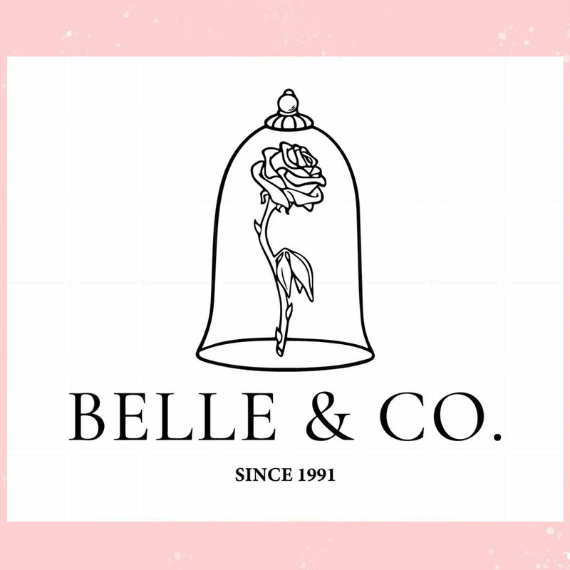 Belle And Company Floral SVG Design For Cut Files.jpg