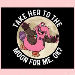 bing bong inside out take her to the moon for me png file,disney svg, mickey mouse,princess, movie
