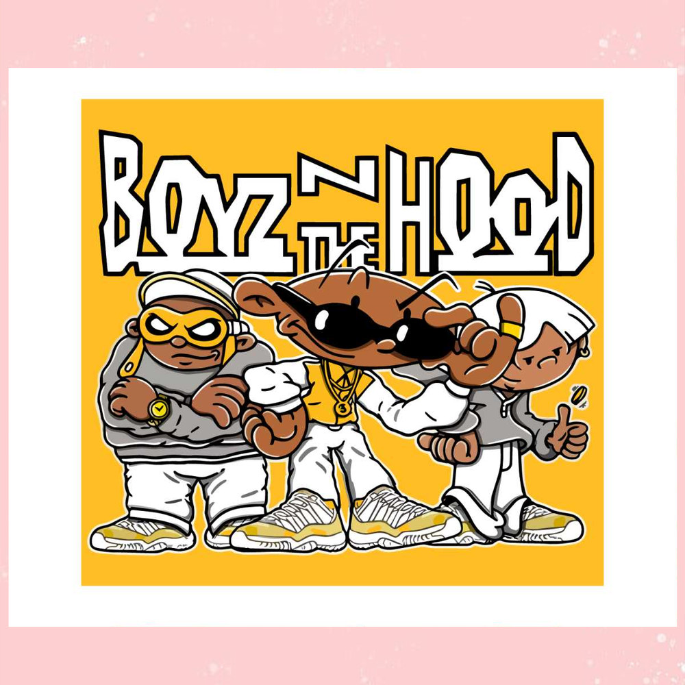 Boyz N The Hood Yellow Python Baseball SVG Cutting Files.jpg