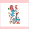 Cat In The Hat thing 1 thing 2 Read Lover SVG Cutting Files.jpg