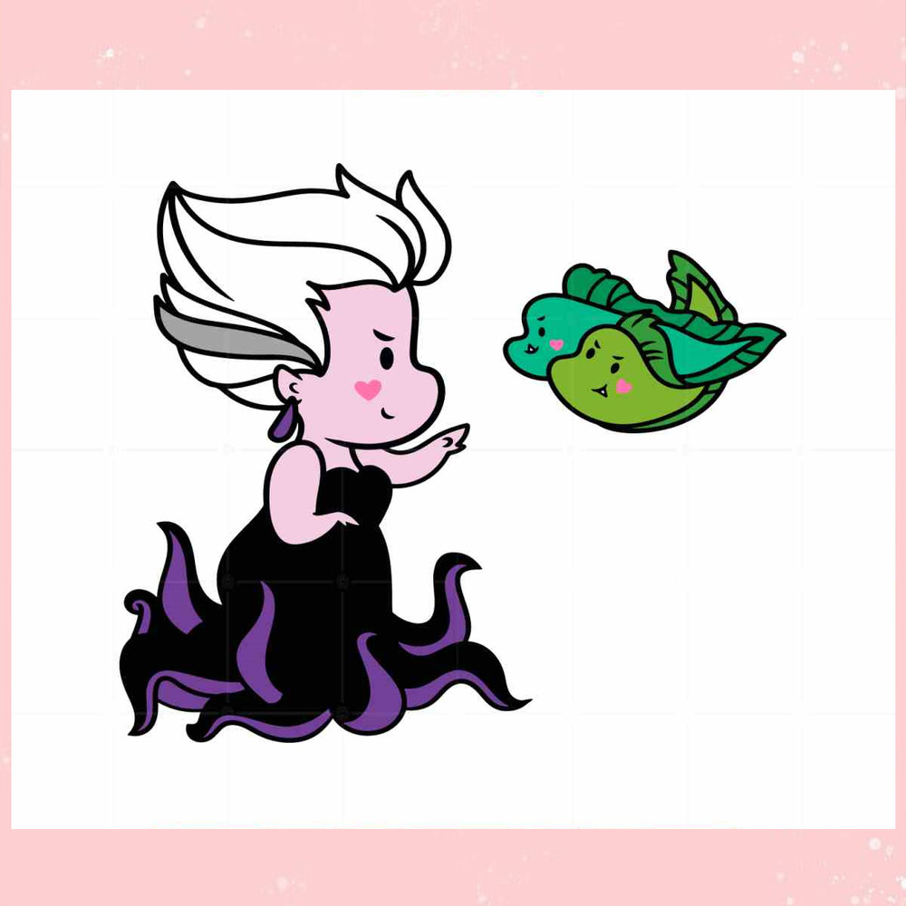 Chibi Ursula Disney SVG The Little Mermaid Cutting Digital File.jpg
